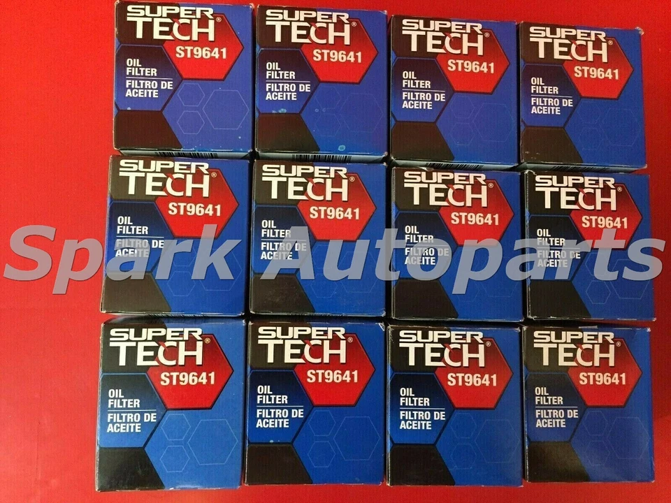 New Case of 12 OEM ST9641 SUPER TECH Engine Oil Filter For FORD, MAZDA, CH9641 - Image 3 of 4