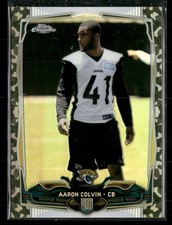2014 Topps Chrome #201 Aaron Colvin Camo Refractors #/499