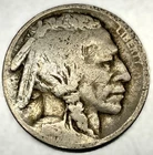 1913 -P Buffalo Nickel 5c Cent Almost Good AG Condition Type 1 - 4364