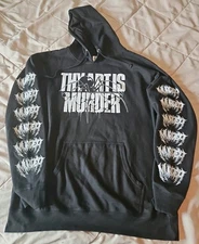 Thy Art Is Murder Spider Pullover Hoodie Sweatshirt Mens XL Deathcore Metal