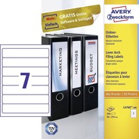 700Er Multipack Avery-Zweckform L4760-100 Ordner-Etiketten 38 X 192 Mm Papier