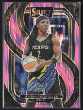 2025 Panini Select WNBA #154 Myisha Hines-Allen Pink Flash Prizms