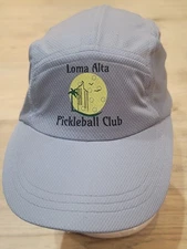 Loma Alta Pickleball Club Gray Adjustable Baseball Cap Hat by Headsweats