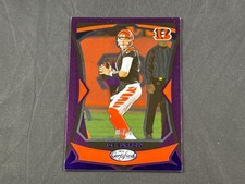 2024 PANINI CERTIFIED JOE BURROW #58 FOTL MIRROR PURPLE 5/10 CINCINNATI BENGALS