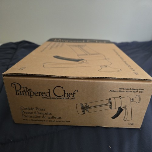 The Pampered Chef 1525 Pressa per biscotti con 16 dischi - Bianco - Foto 6 di 6