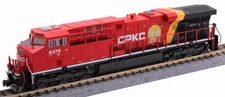 KATO N  176-8957 GE ES44AC CANADIAN PACIFIC KANSAS CITY RGB RD #9375 FACTORY NEW