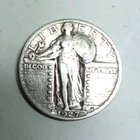 1927 Standing Liberty Silver Quarter Dollar 25C Coin 90% Circulated Uncertified
