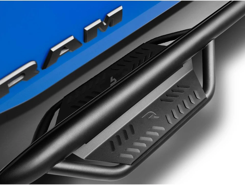 N-Fab Text Black Cab Length Podium Steps Fit 14-19 Slvrd/Sierra 1500 (Clsc) Crew Foto 2 de 4