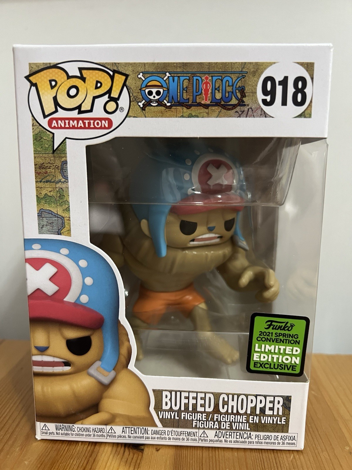 FUNKO POP! ONE PIECE – BUFFED CHOPPER #918 – 2021 SPRING CONVENTION