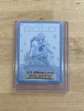 Grayson McCall 2025 Leaf Eclectic Signature Series Football 1/1 Printing Plate