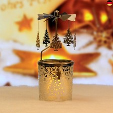 Weihnachtsdekor Rotierende Kerze Teelichthalter Ker Produktbild-Vorschau 7