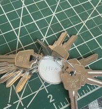 13 Hon 1502 Key Blanks Brass Uncut Locksmith File Desk Office Keys