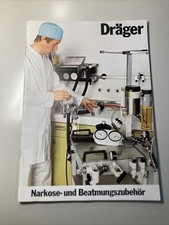 1979 Katalog Dräger Narkose- & Beatmungszubehör / Medizin Medizinzubehör