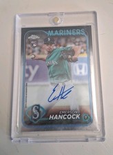 2024 Topps Chrome Emerson Hancock #RA-EH Rookie Auto RC