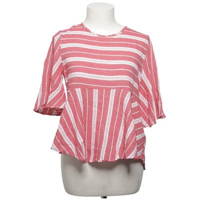 Mango Casual, Bluse, Größe: M, Rot/Weiß, Baumwolle, Streifen, Damen #beD