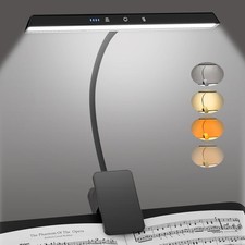 Professional 47 LED Rechargeable Music Stand Light - Eye Caring Clip on Piano...
