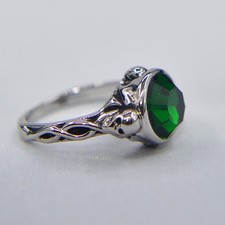 Anello Pirati dei Caraibi Jack Sparrow Teschio Argento 925 Anello Fringuelli Morte