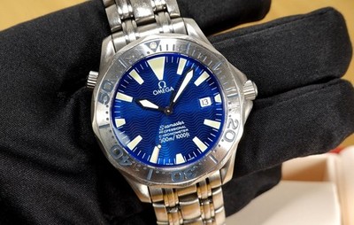 OMEGA 41 mm Seamaster TITAN Diver 300M ELCTRIC BLUE Automatic 2231.80 BOX