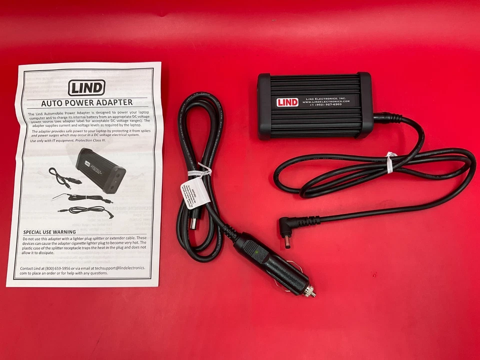 Lind Auto DC Adapter Asus Eee PC AS1230-2546 ✅❤️️✅❤️️ NEW! OPEN BOX! - Image 2 of 4