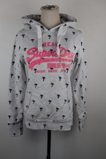 Superdry Women's Sweatshirt SIZE S Woman Casual Vintage Sport Sweatshirt Cotton