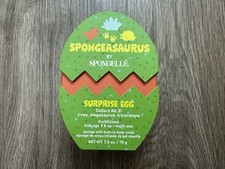Spongelle Spongeasaurus Egg Body Wash Infused Buffer Sponge 2.5oz New Spongell