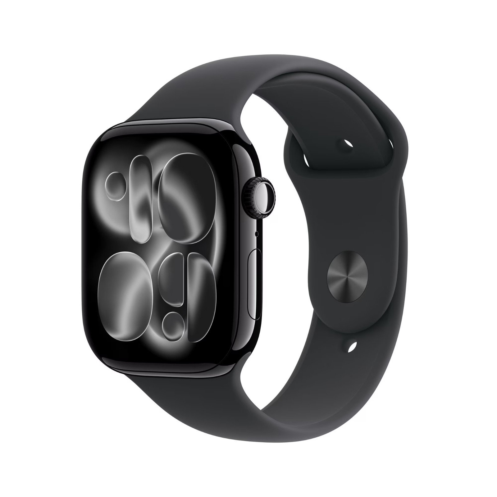 Apple Watch Series 11 [GPS 46mm] Smartwatch with Jet Black Aluminum Case with Bl