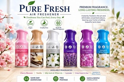 Pure Fresh Lufterfrischer Spray 300ml langanhaltender Raumduft 60D S1,25