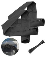 48-Inch Long Black Zippered Rigging Sleeve, ZRS-1-DP Casing, Trolling Motor C...