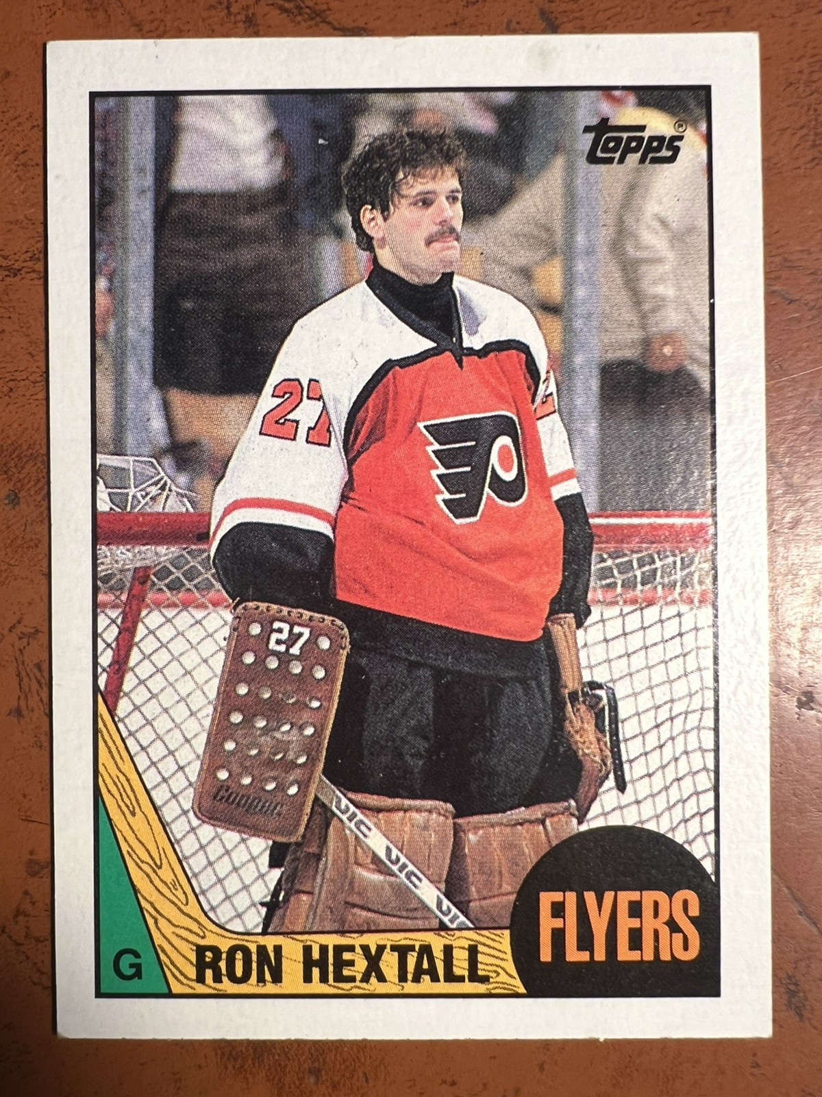 1987-88 Topps Ron Hextall Rookie Philadelphia Flyers NM