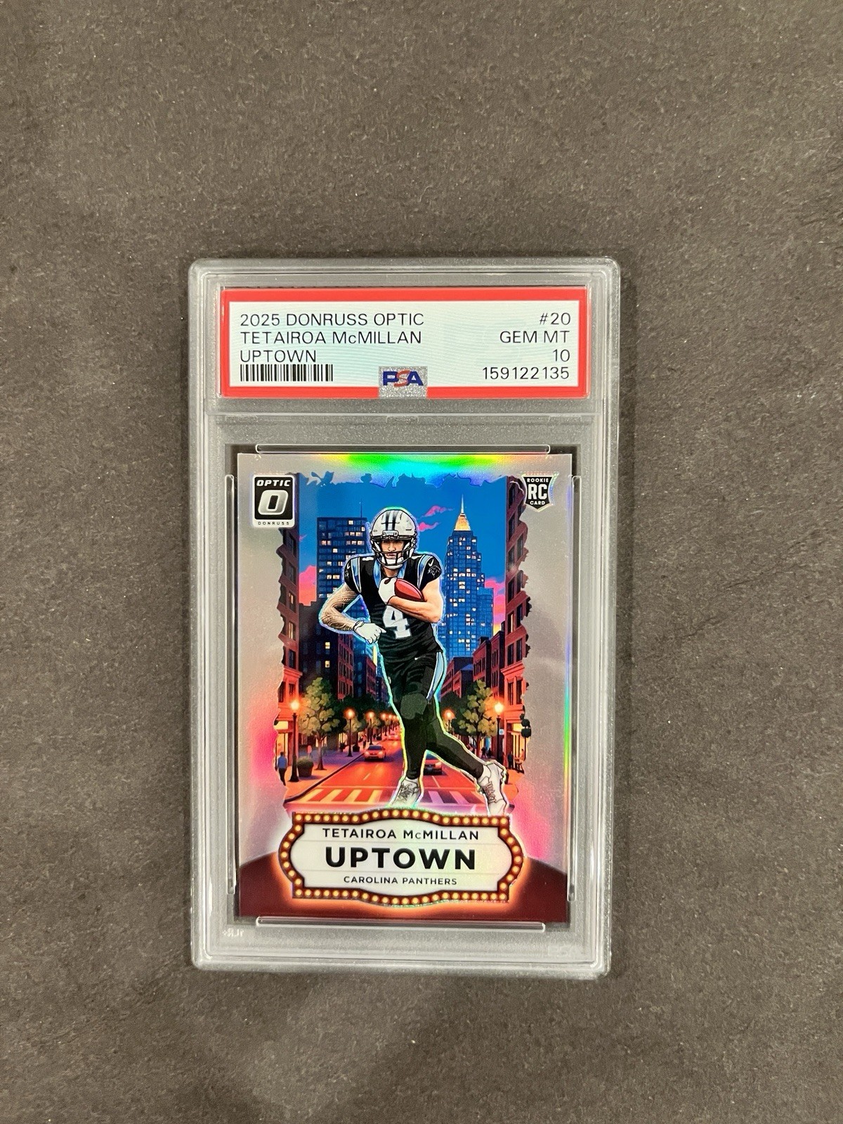 Tetairoa McMillan Panini Donruss Optic Uptown #20 Base
