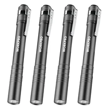 LED Pen Light, Aluminum Pen Flashlights, Pocket Flashlight with Clip for Inspect