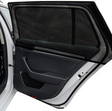 Car Window Shades, 2 Pack Breathable Mesh Side Sun Stretch Screens for Baby/C...