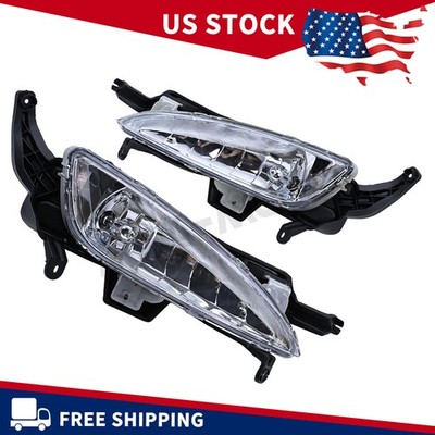 Pair Front Bumper Halogen Fog Light Lamps For Kia Optima 2011-13 Left Right Side