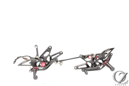 04-06 Yamaha R1 YZF-R1 Arashi Right Left Rearset Foot Rest Peg Set