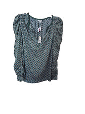 Max studio top blouse new Rushing sleeve size...