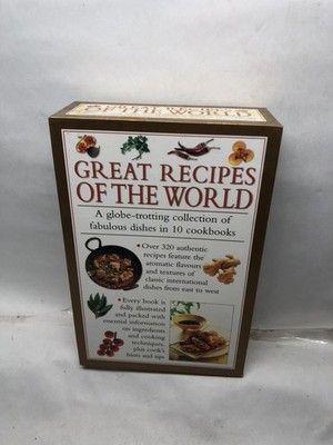 Great Recipes of the World Boxed Set 10 Cookbooks International Cuisine