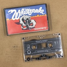 WHITESNAKE Cassette Tape Rock Blues SNAKEBITE REMASTERED DAVID COVERDALE