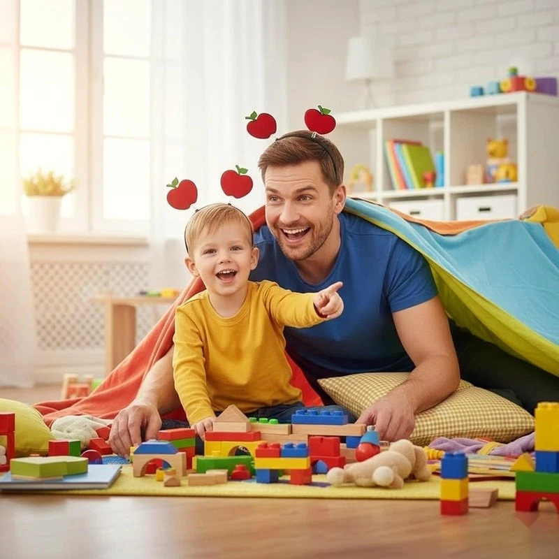 Diademas artificiales de manzana festivales fiestas accesorios de disfraz ropa divertida nuevas Foto 4 de 4