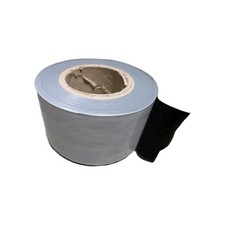 Protection Tape 75MM X 100M  White on Black Low Tack  Anti Scratch Easy Peel UPV
