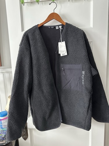 Uniqlo U 2017 Christophe Lemaire Fleece cardigan Jacket Men’s Xl