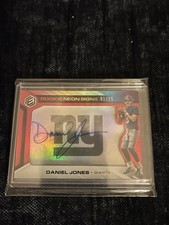 2019 Daniel Jones Panini Elements ROOKIE NEON SIGNS Autograph Rookie Card #1/25