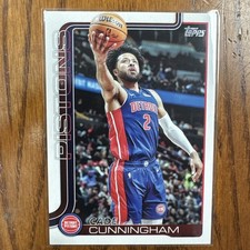 2025-26 Topps #40 Cade Cunningham Detroit Pistons Basketball Card