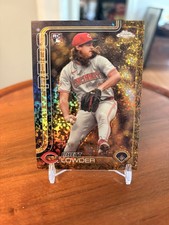 2025 Topps Gilded Collection Rhett Lowder 12/50 Gold Mini-Diamond Refractor RC