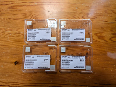 PCIE 3.0 16X Controller Board for 4 M.2 NVME M Key inkl. 4x Intel P1600 Optane