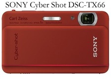 90 New SONY Cyber Shot DSC-TX66 Digital Camera Fully Tested W/SD Card Charger