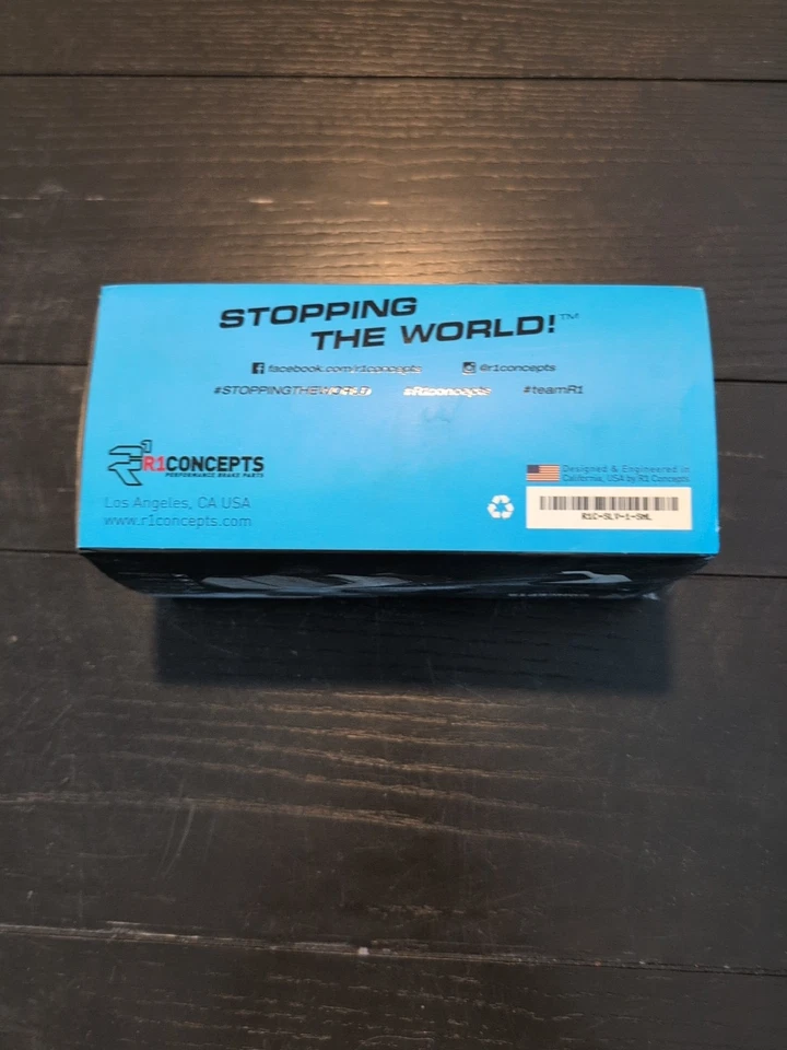 R1 Concepts Ceramic Series Brake Pads With Rubber Steel Shims - Image 3 of 3