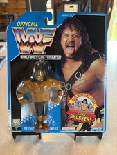 MOC WWF Hasbro Blue Card Headshrinker Samu  Ships In A Defender.