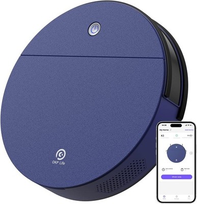 OKP K3 Smart Robot Vacuum selbstaufladender Saugroboter mit 2000Pa 100 Min NEU