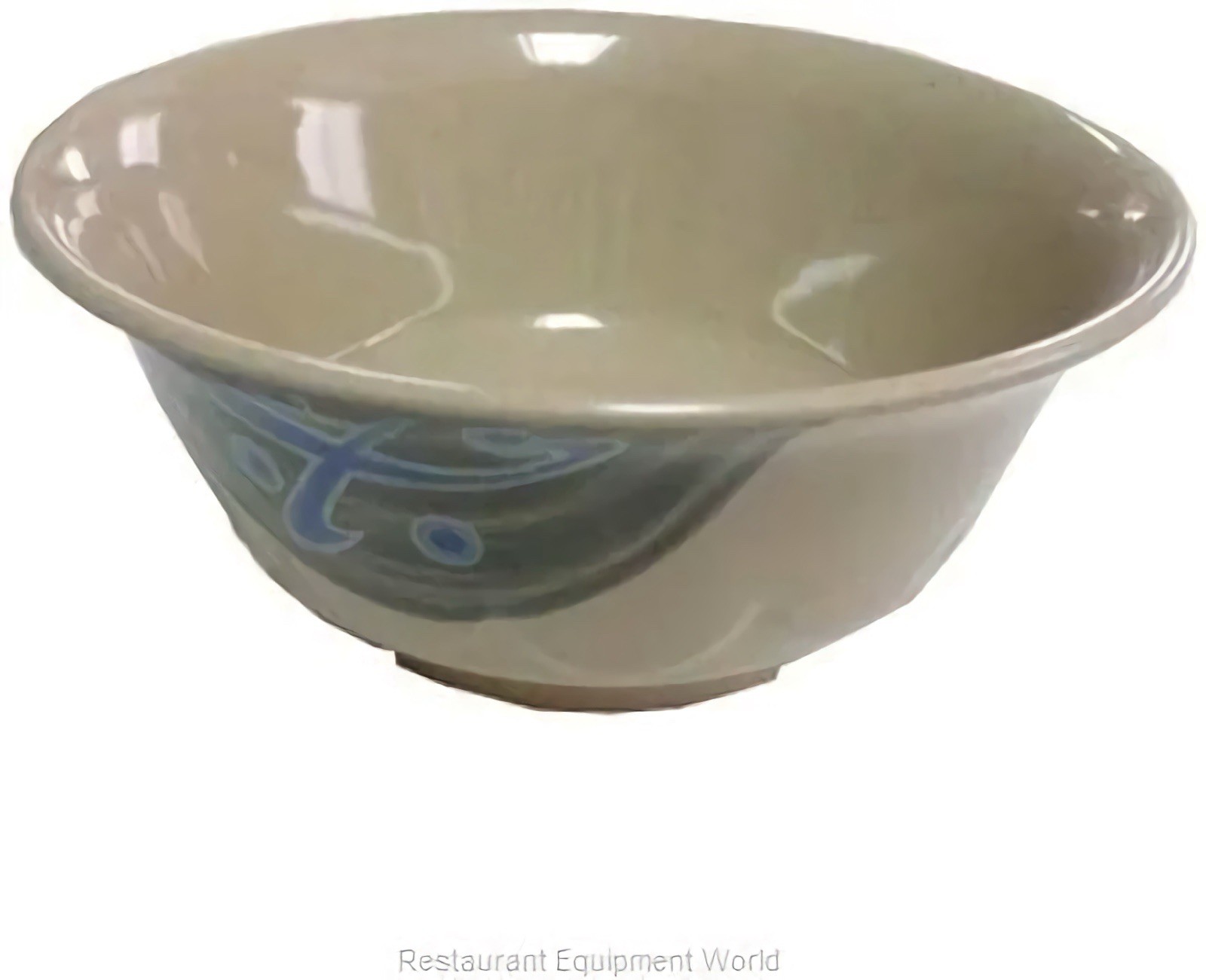 Yanco China JP-5265 Melamina 6.2" Cuenco de Fideos al Curry Blanco 4 Docenas (48 Piezas)