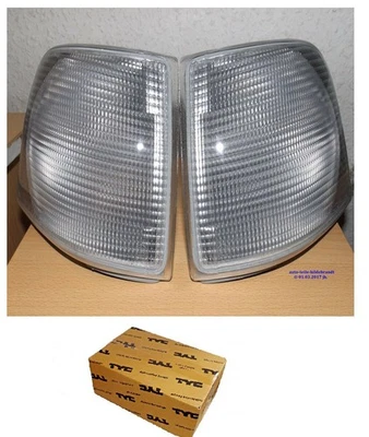 Blinkleuchte Blinker Set TYC Weiss Rechts + Links für Audi 100 Typ44 C3 - Bild 1 von 2